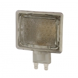 80x65mm Rectangular Glass Lens E14 Oven Lamp Holder