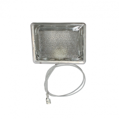 80x65mm Rectangular Glass Lens G4 Halogen Oven Lamp Holder
